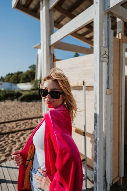 Кимоно бархат розовый