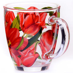 2025-Д-2 Кружка для чая 350 мл Тюльпаны (х16) - Mayer&boch фото 2