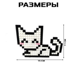 Конструктор мозаика Pixi. Котики, 574 детали - Unicon фото 6