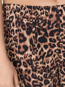 Комплект домашний женский коричневый с леопардовым принтом - Mark formelle фото 6