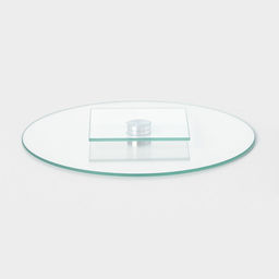 Подставка стеклянная вращающаяся, d=28 см