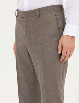A__k Kahverengi Slim Fit Kuma_ Pantolon - Pierre cardin фото 5
