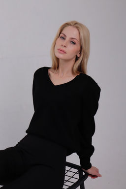 11011 Пуловер чёрный - Martichelli фото 6