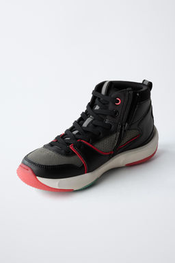 SPORTY HIGH-TOP SNEAKERS