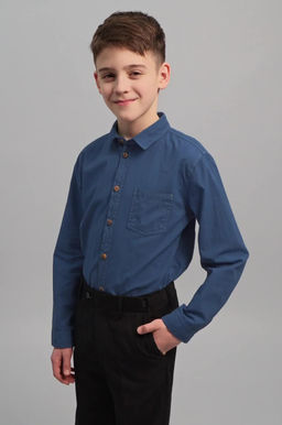 Рубашка для мальчика с длинным рукавом Happyfox