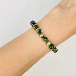 Браслет из Соколиного глаза 17,5 см