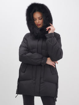 Куртка зимняя женская с мехом и капюшоном  Бренд: Visdeer  фото 16