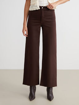 Wideleg Kad?n Jean Pantolon