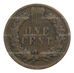 Монета 1 цент 1906 года США