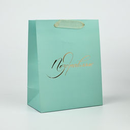 Цена за 2 шт. Пакет ламинированный «Поздравляю», MS 18×23×10 см