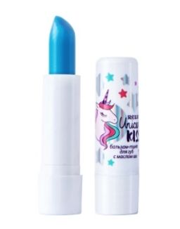RELOUIS Бальзам-тинт для губ с маслом ши Unicorn KISS с розовым оттенком
