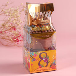 Подарочный набор С 8 Марта: крем-мёд, чай 50 г - Фабрика счастья фото 10