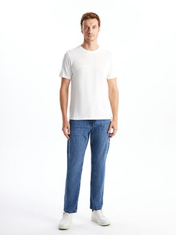 Bisiklet Yaka K?sa Kollu Bask?l? Pike Erkek Ti??rt