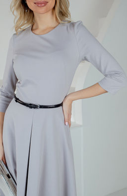 Романтичное платье светло-серый - Donna saggia фото 4