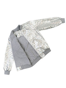 Ветровка детская серебро