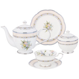 ЧАЙНЫЙ СЕРВИЗ LEFARD GARDEN НА 6 ПЕР. 20 ПР. 1100/300/270 МЛ/20,5 СМ