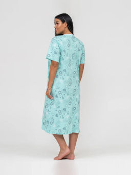 Ночная сорочка женская, цвет бирюзовый