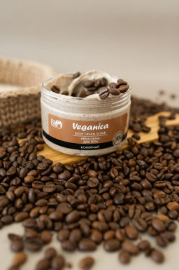 Bio World Veganica Крем-скраб кофейный для тела, 250 мл