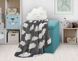 Покрывало-плед Облака фланель-микрофибра 150*200 см.