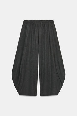 VOLUME FLOWY TROUSERS WITH WOOL ZW COLLECTION - Zara фото 7
