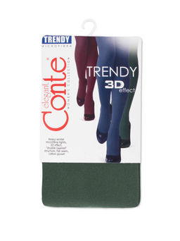 Колготки теплые CONTE Плотные колготки TRENDY 150 opal green - Conte elegant фото 2