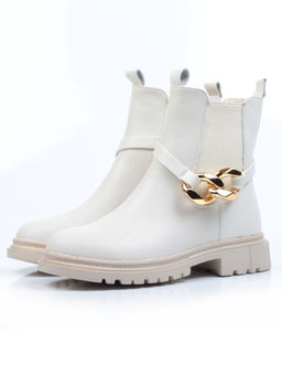 5267-2 WHITE Ботинки демисезонные женские