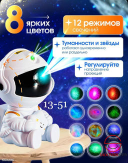 Проектор ночник звездное небо - Bruno фото 2