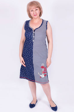 Арт. 735 Туника 48-58 (6 шт) Цвет:ассорти