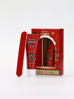 Подарочный набор новогодний Happy New Year: крем для рук и пилочка для ногтей, забота, URAL LAB