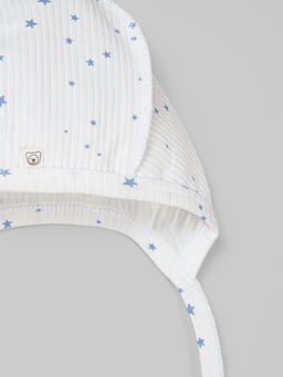 Чепчик Голубые звезды 0+ - Bungly фото 3