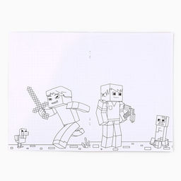 Цена за 10 шт. Блокнот раскраска А5, 8 страниц «Настоящему герою»