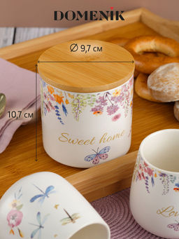 Набор BLOSSOMBOX 3пр (банка для хранения 600мл, кружка 2шт 340мл) - Domenik фото 3