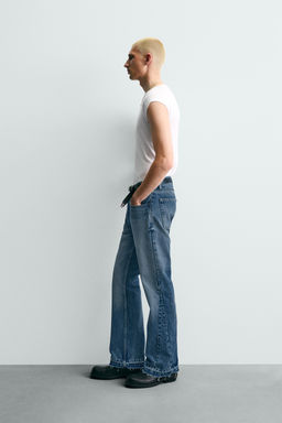 RIPPED FLARE FIT JEANS - Zara фото 23