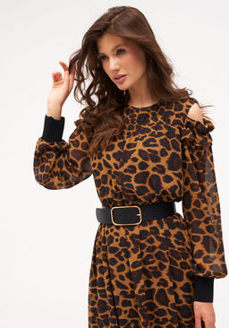 Платье KaVari 1067.1 леопард  фото 2