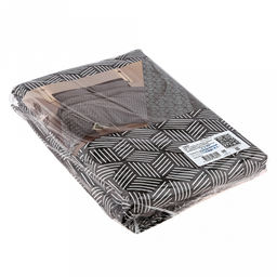 Постельное белье, комплект 1,5 спальный "Графика 3D" 3 предмета: пододеяльник 145х215см, простыня 150х215см, 1 наволочка 70х70см с клапаном-запахом, бязь "Комфорт" 121г/м2, хлопок 100%, упаковка "эконом" ПВХ 32х41х2,5см, "Домашняя мода" (Россия)