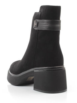 04-M3-5248 BLACK Ботинки зимние женские (натуральная кожа, натуральный мех)