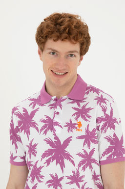 Мужская фиолетовая футболка Неожиданная скидка в корзине - U.s. polo assn фото 2