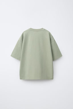 CAMISETA LISA INTERLOCK / Gris topo
