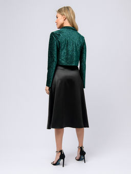 Болеро изумрудного цвета с длинными рукавами - 1001dress фото 3