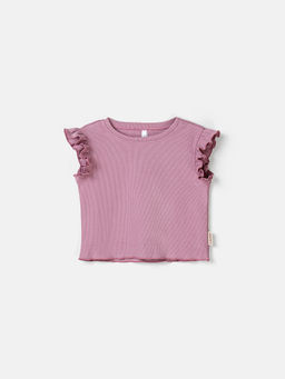 Футболка укороченная из кашкорсе Орхидея - Bungly фото 2