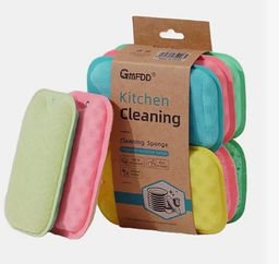Набор двусторонних губок для посуды 6шт