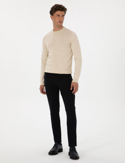 Lacivert Slim Fit Kanvas Pantolon - Pierre cardin фото 3