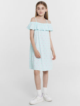 Сарафан для девочек в бело-голубую полоску - Mark formelle фото 2