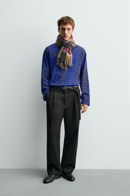 STRIPED JACQUARD T-SHIRT AARON LEVINE X ZARA