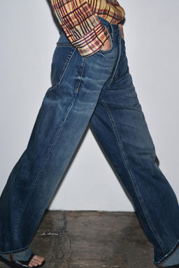 ZW COLLECTION BAGGY LOW-RISE JEANS - Zara фото 5