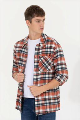 Мужская красная джинсовая рубашка Lumberjack Неожиданная скидка в корзине - U.s. polo assn фото 5