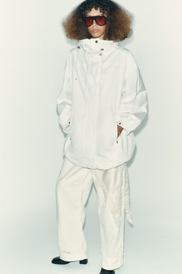 OVERSIZE MULTI-POSITION HOODED PARKA ZW COLLECTION - Zara фото 5