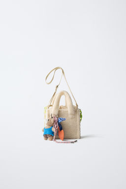 FAUX SHEARLING CROSSBODY BAG WITH CHARM - Zara фото 7