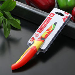 Нож кухонный с антиналипающим покрытием Доляна Фрукты, лезвие 8 см  фото 4