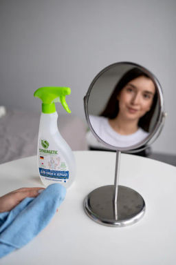 2 шт; Средство для мытья стекол и зеркал SYNERGETIC, 2*500мл